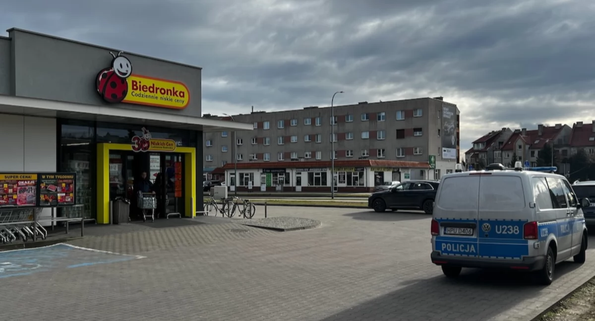 Atak nożownika w Biedronce na Chorzniu