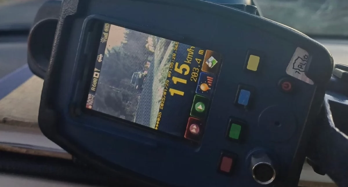 Przekroczenie dozwolonej prędkości o 65 km/h