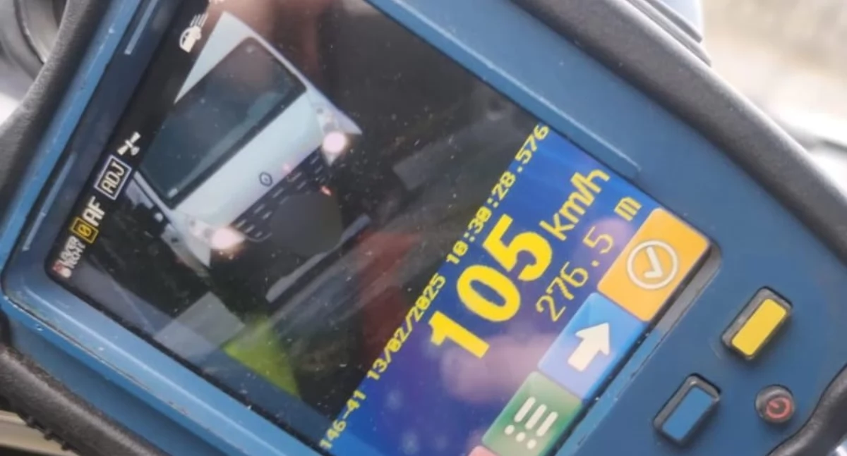 W obszarze zabudowanym poruszał się z prędkością 105 km/h