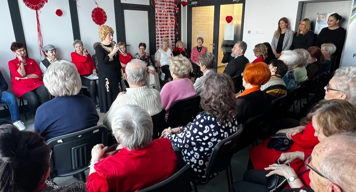 Klub Seniora świętował dzień zakochanych