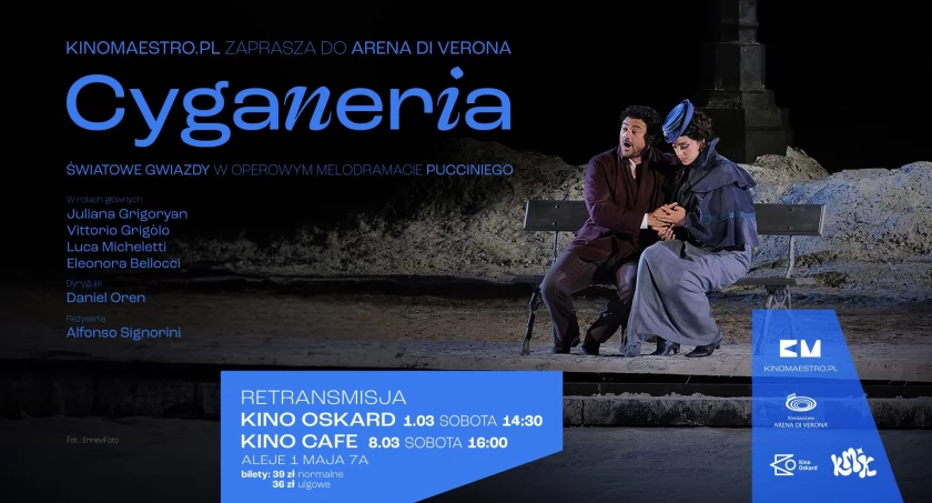 Cyganeria Pucciniego z Arena di Verona | retransmisja w Kinie Oskard