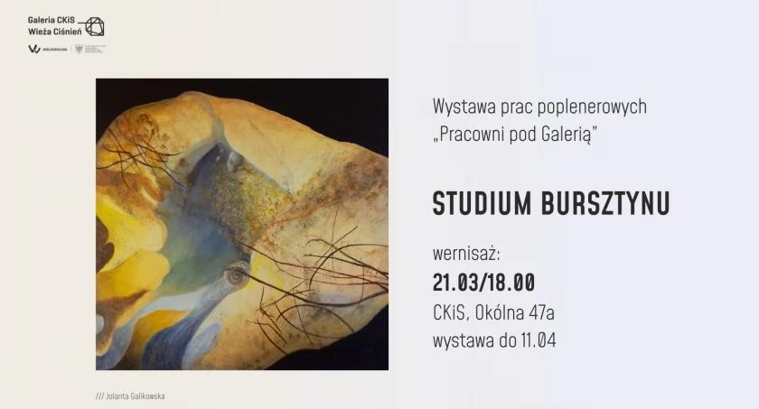Bursztyn na malarskim płótnie