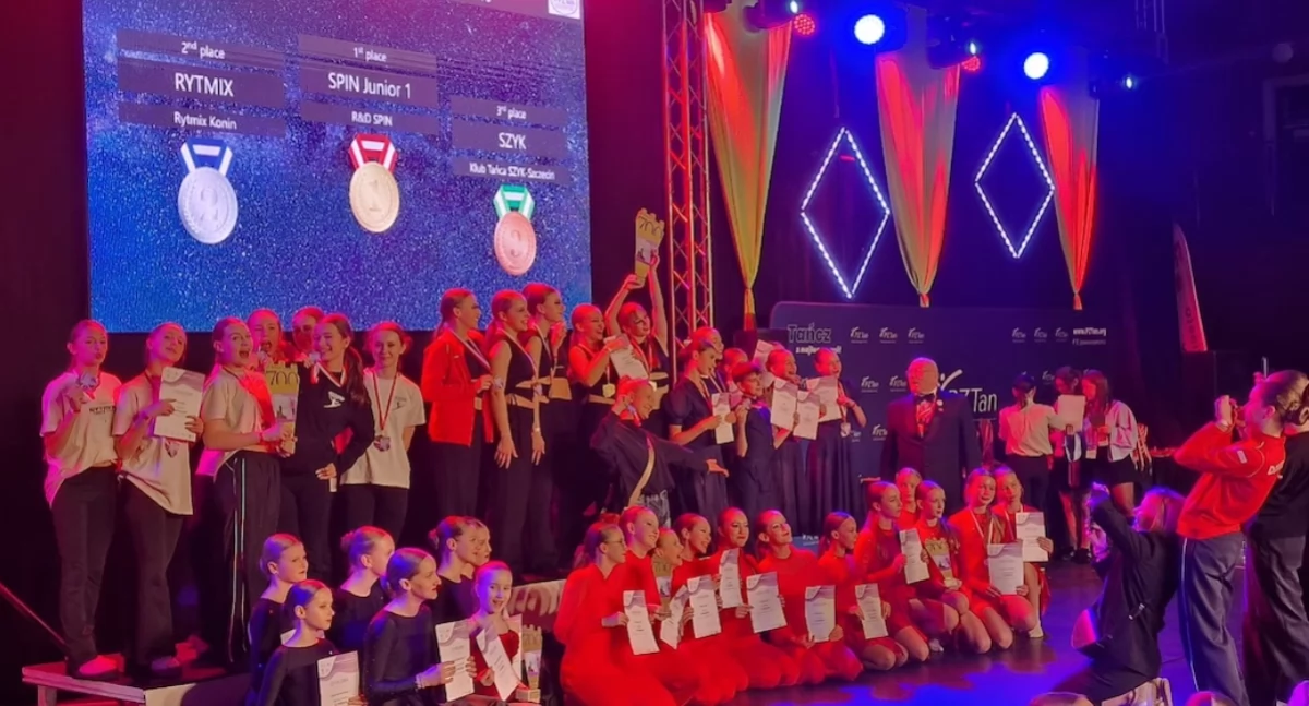 Start tancerzey Studia Rytmix Konin w Krajowych Mistrzostwach IDO PZTan 
