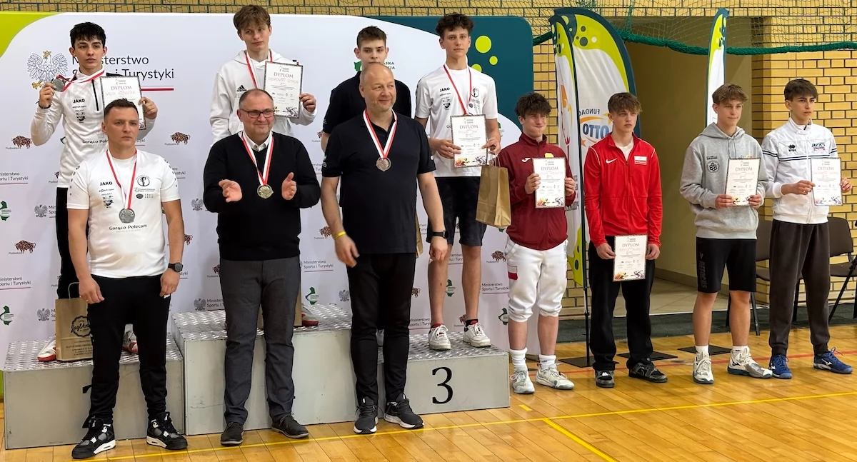 Brązowy medal dla szermierzy KKSz Konin na Ogólnopolskiej Olimpiadzie Młodzieży