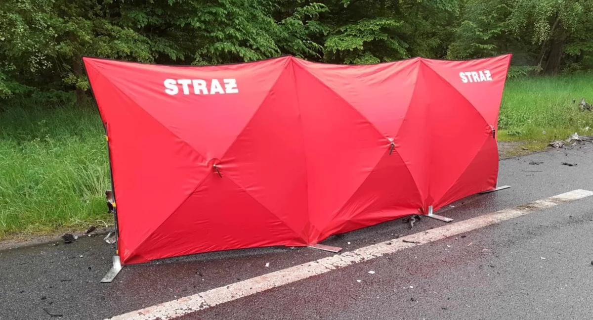 Tragiczny wypadek w Dąbrowicach Starych. Jedna osoba nie żyje po zderzeniu z cysterną