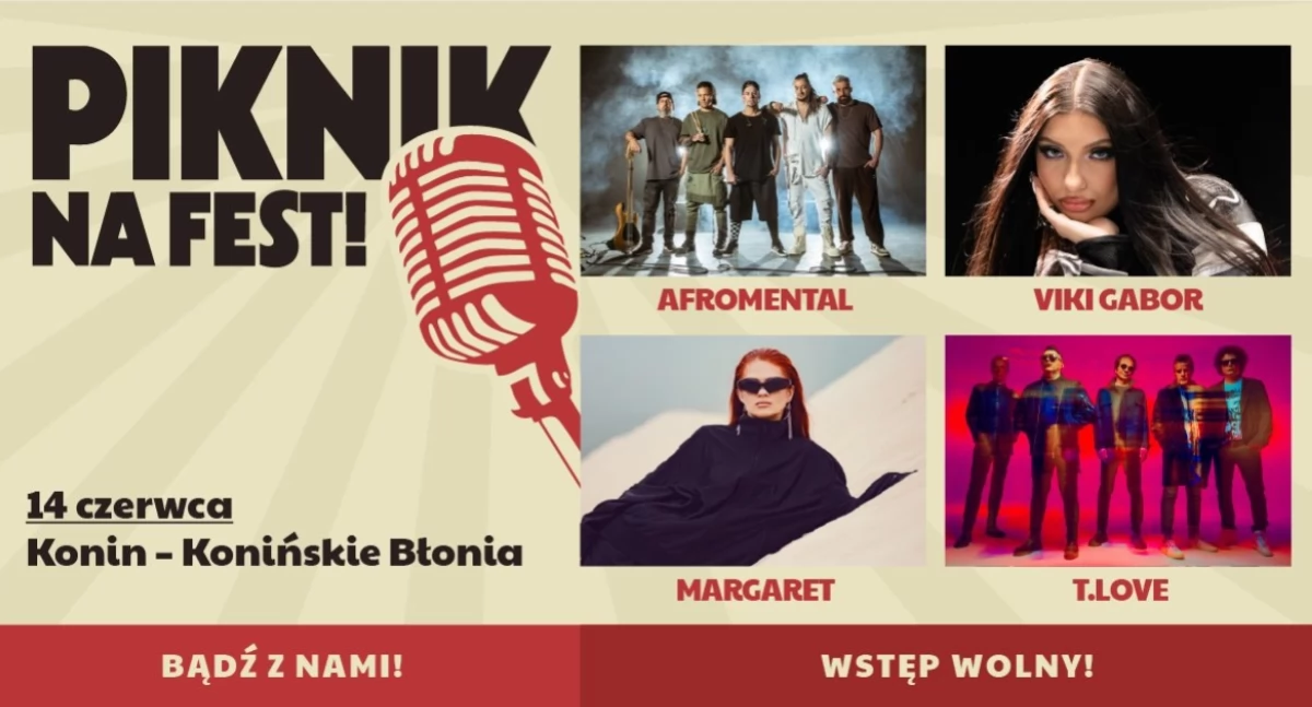 T.LOVE, Afromental, Margaret i Viki Gabor na Pikniku na FEST! w Koninie