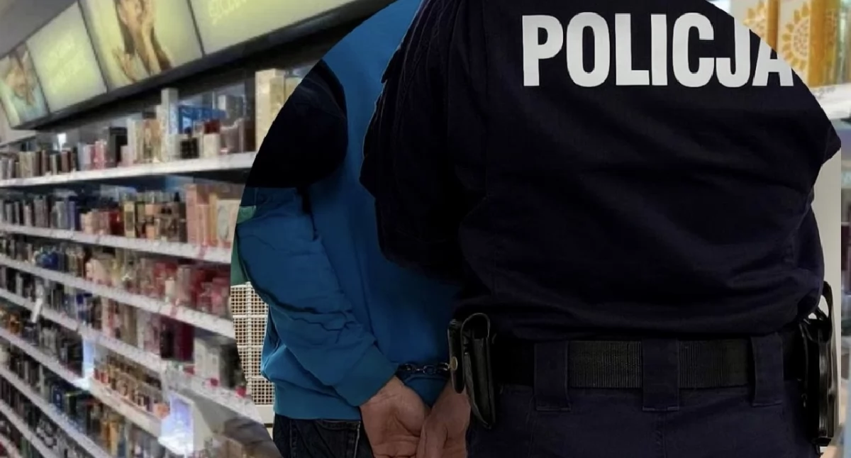 Złodziej perfum zatrzymany w centrum handlowym
