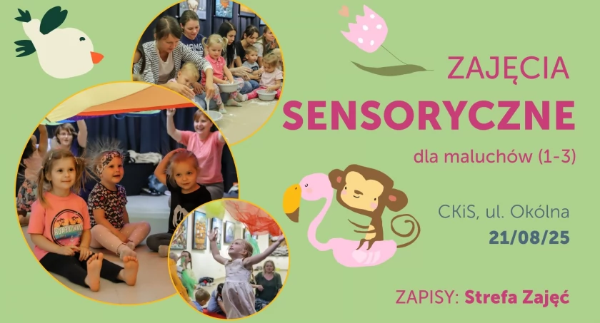 Zabierz maluszka na zajęcia sensoryczne do CKiS