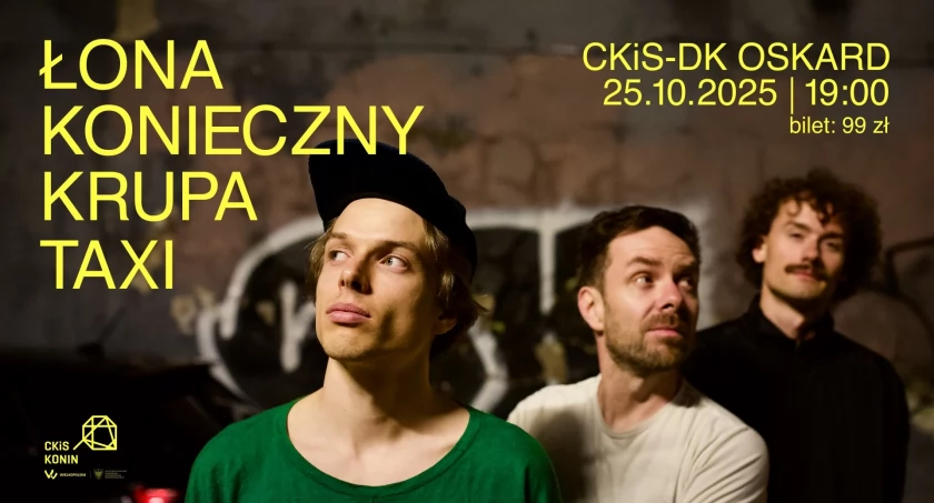 Muzyczna taksówka, czyli koncert ŁONA x KONIECZNY x KRUPA w Oskardzie