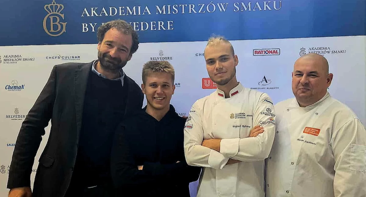 Uczeń ZSEU w Żychlinie dołączył do Akademii Mistrzów Smaku by Belvedere