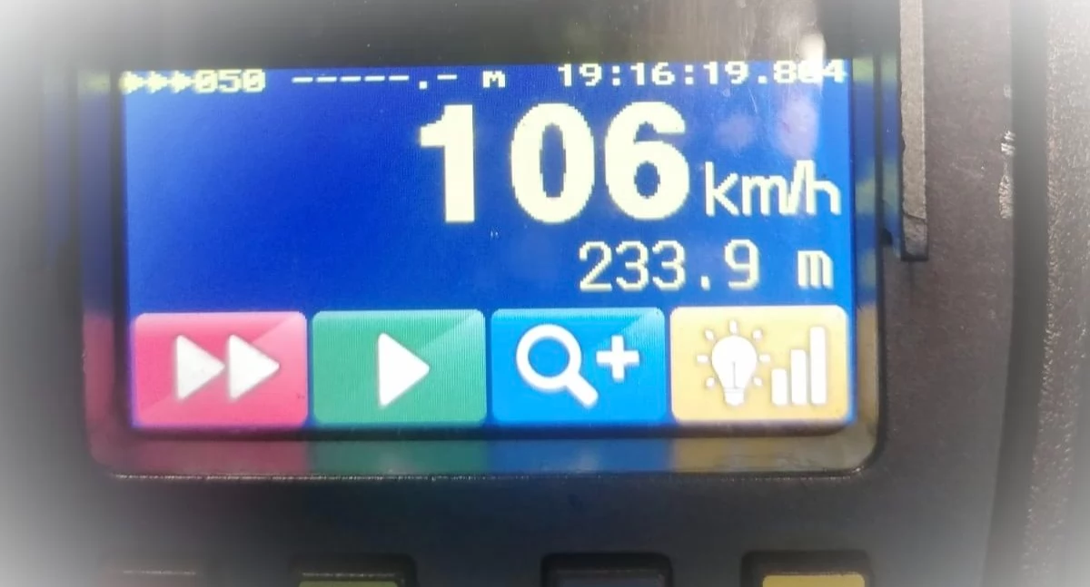 Pirat w obszarze zabudowanym jechał aż 106 km/h
