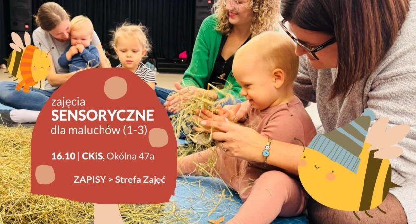 Zajęcia sensoryczne dla najmłodszych – październik 2025| CKiS w Koninie 