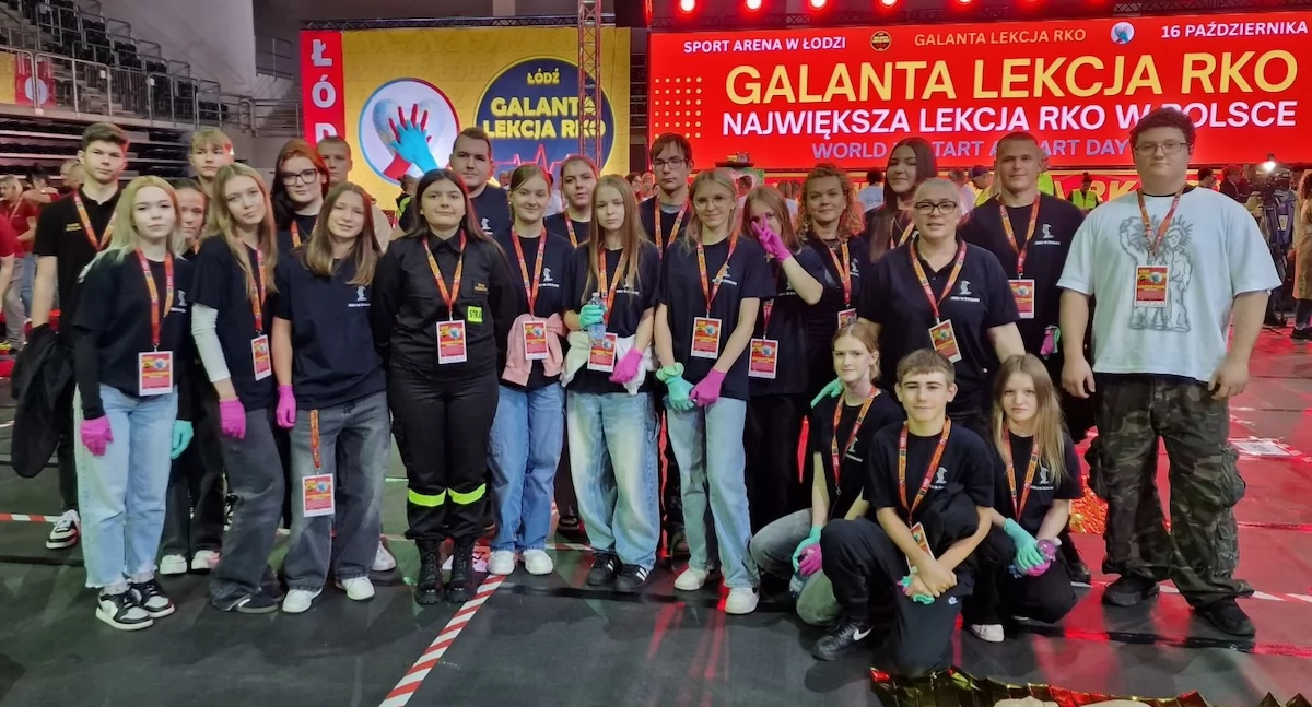 Ekonomik z Żychlina bije Rekord Polski! Uczniowie wzięli udział w największej lekcji resuscytacji w kraju