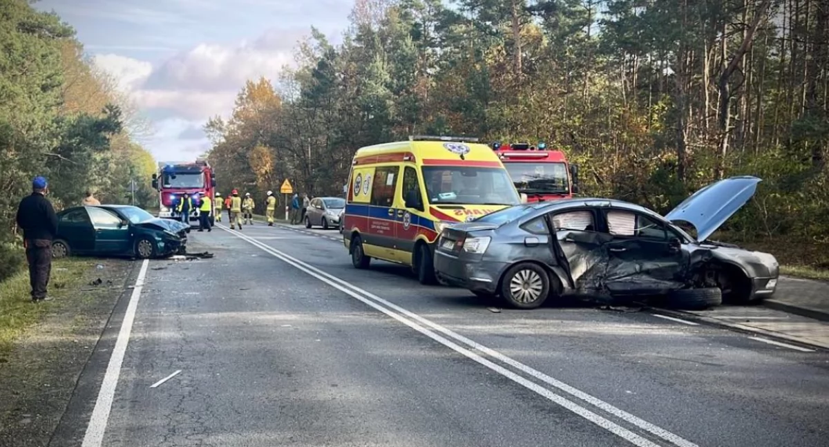Wypadek w Celestynach. Droga wojewódzka W470 całkowicie zablokowana