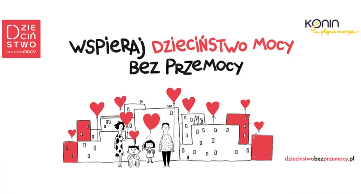 Dzieciństwo bez przemocy – Konin wspiera ogólnopolską kampanię społeczną