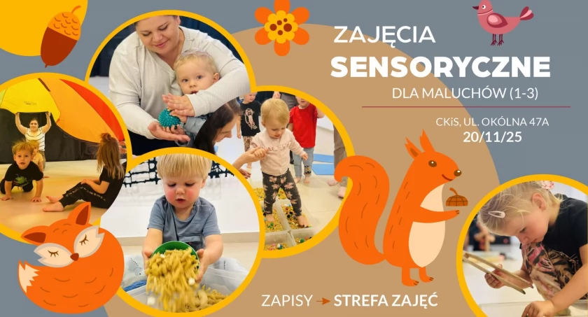 Zajęcia sensoryczne dla maluchów w CKiS
