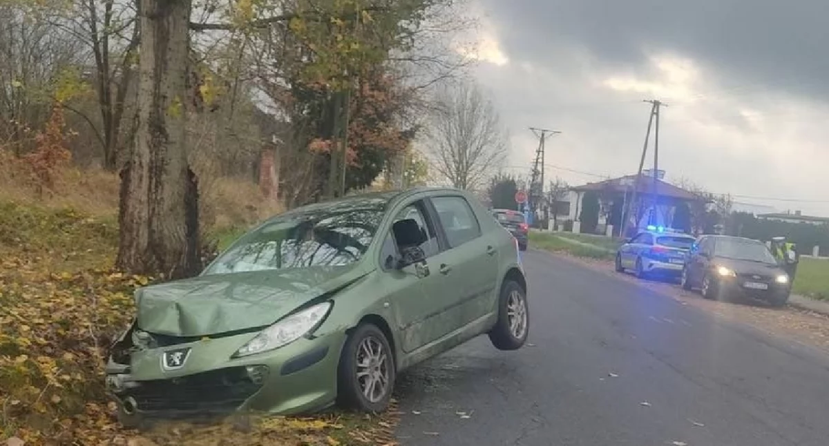Nietrzeźwy kierowca wjechał do rowu po spowodowaniu dwóch kolizji w Modlibogowicach