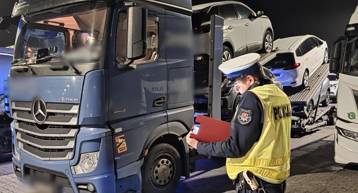 Pijany kierowca ciężarówki zatrzymany na autostradzie A2. Miał ponad 3 promile alkoholu!
