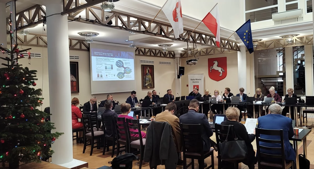 Konin uchwalił budżet na 2026 rok, inwestycje priorytetem