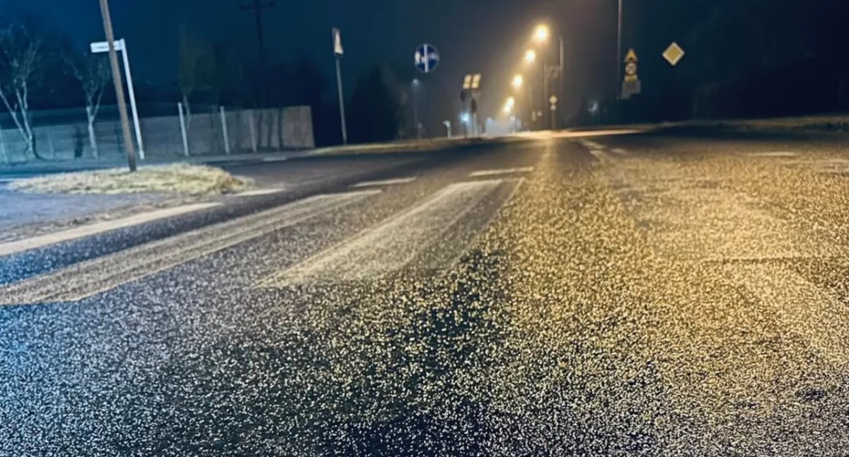 Gołoledź i oblodzenia na drogach w Koninie i okolicach – IMGW ostrzega, służby apelują o ostrożność