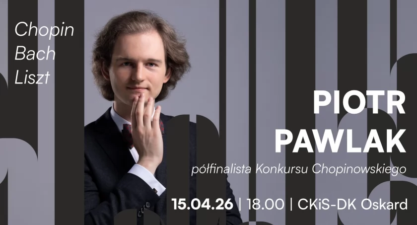 Pianista Piotr Pawlak w Koninie - Chopin, Bach, Liszt