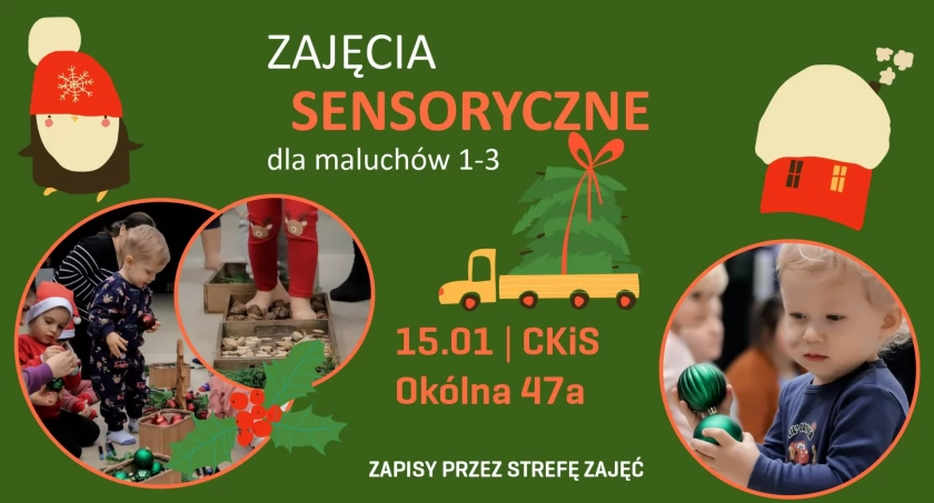 Podaruj wspólny czas i rozwój! Zajęcia sensoryczne dla najmłodszych w CKiS Konin