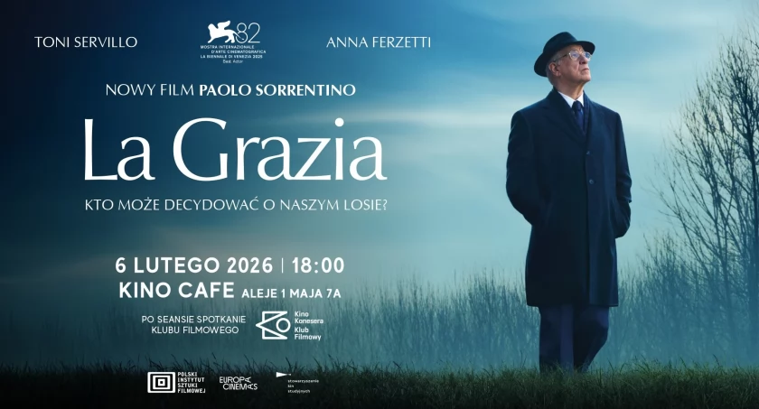 „La Grazia” – przedpremierowy pokaz filmu Paolo Sorrentino w Kinie Cafe