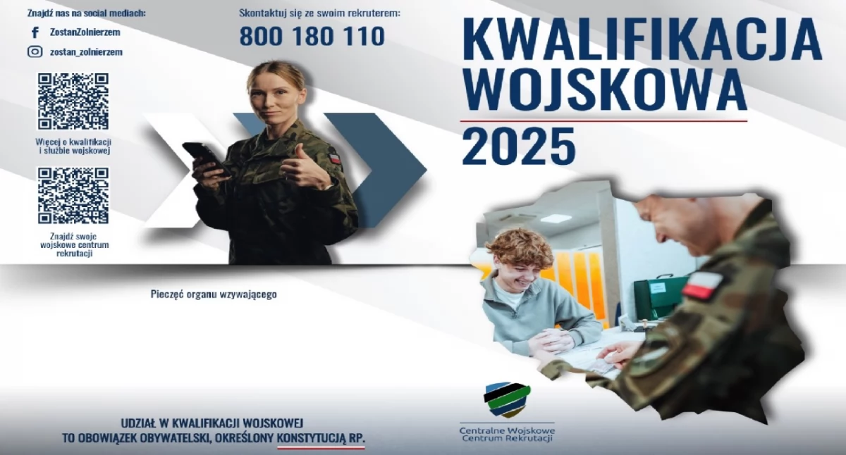 Kwalifikacja wojskowa w powiecie konińskim. Ważna informacja dla mieszkańców