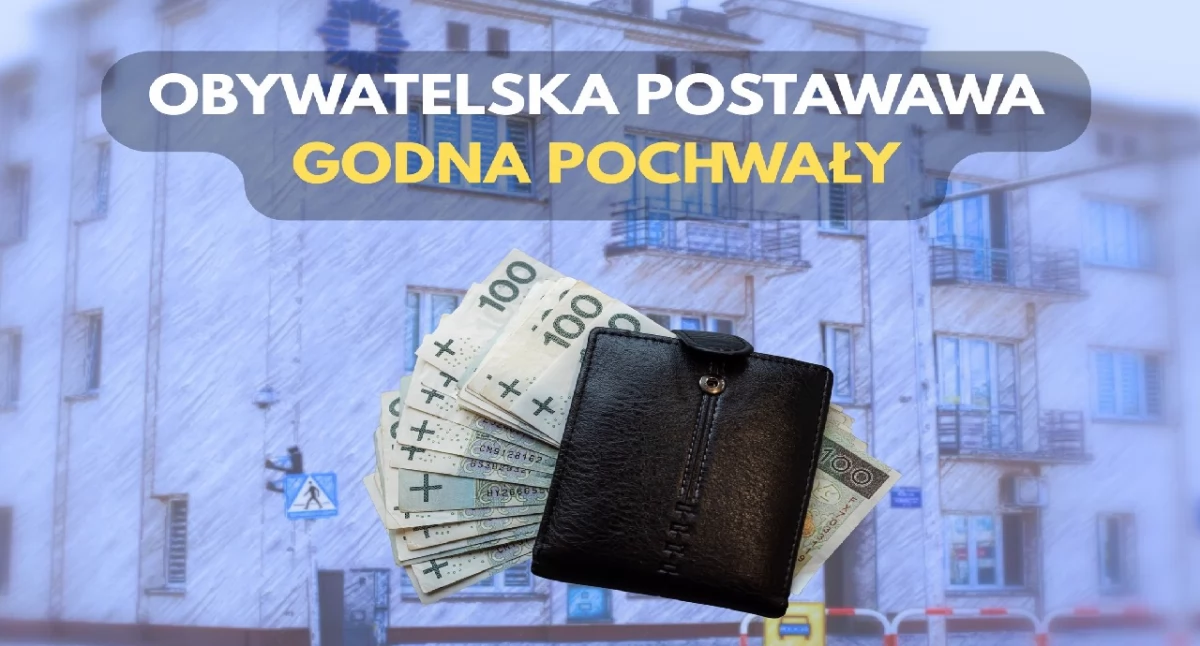 Uczciwość mieszkańców buduje bezpieczeństwo. Portfel z pieniędzmi wrócił do właściciela