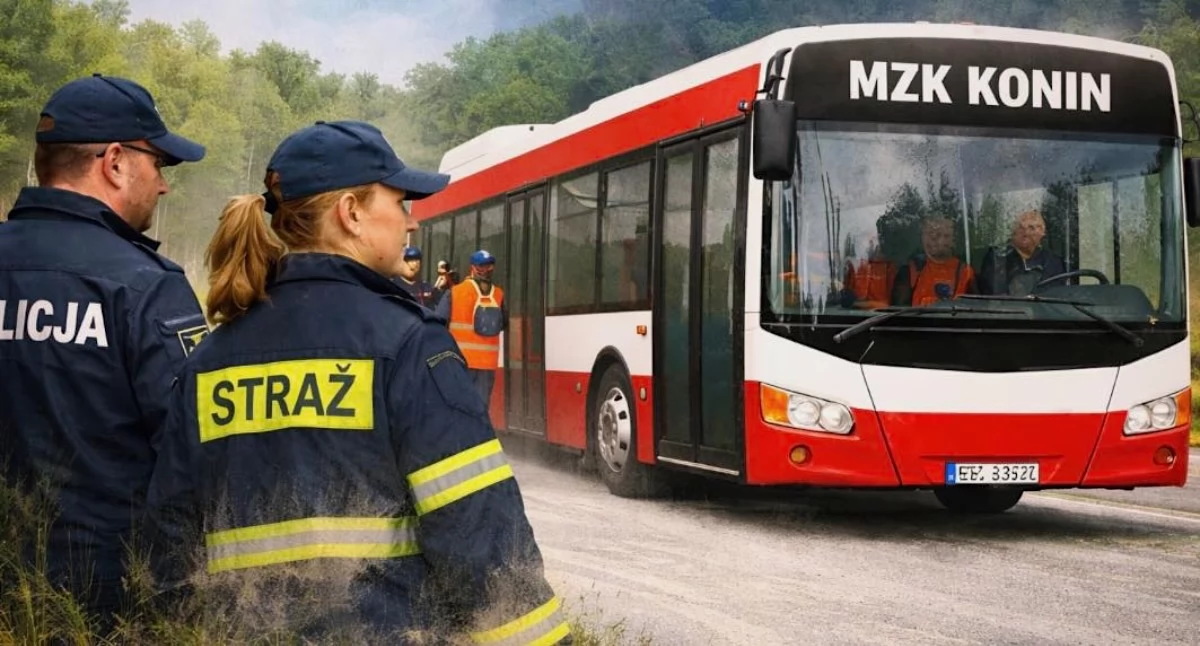 Szybka reakcja kierowców MZK Konin uratowała zaginionego 11-latka – chłopiec odnaleziony cały i zdrowy