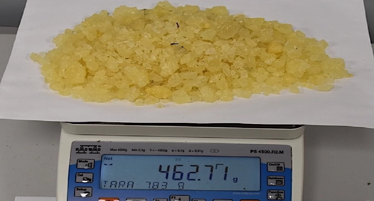 Zatrzymanie za narkotyki w powiecie tureckim – 19-latek aresztowany na 3 miesiące, blisko kilogram środków odurzających zabezpieczony