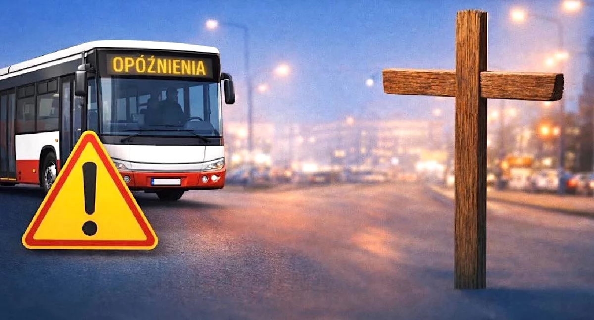 Utrudnienia w komunikacji miejskiej Konina – Miejska Droga Krzyżowa 20 marca 2026 zablokuje ulice 1 Maja i Wyszyńskiego