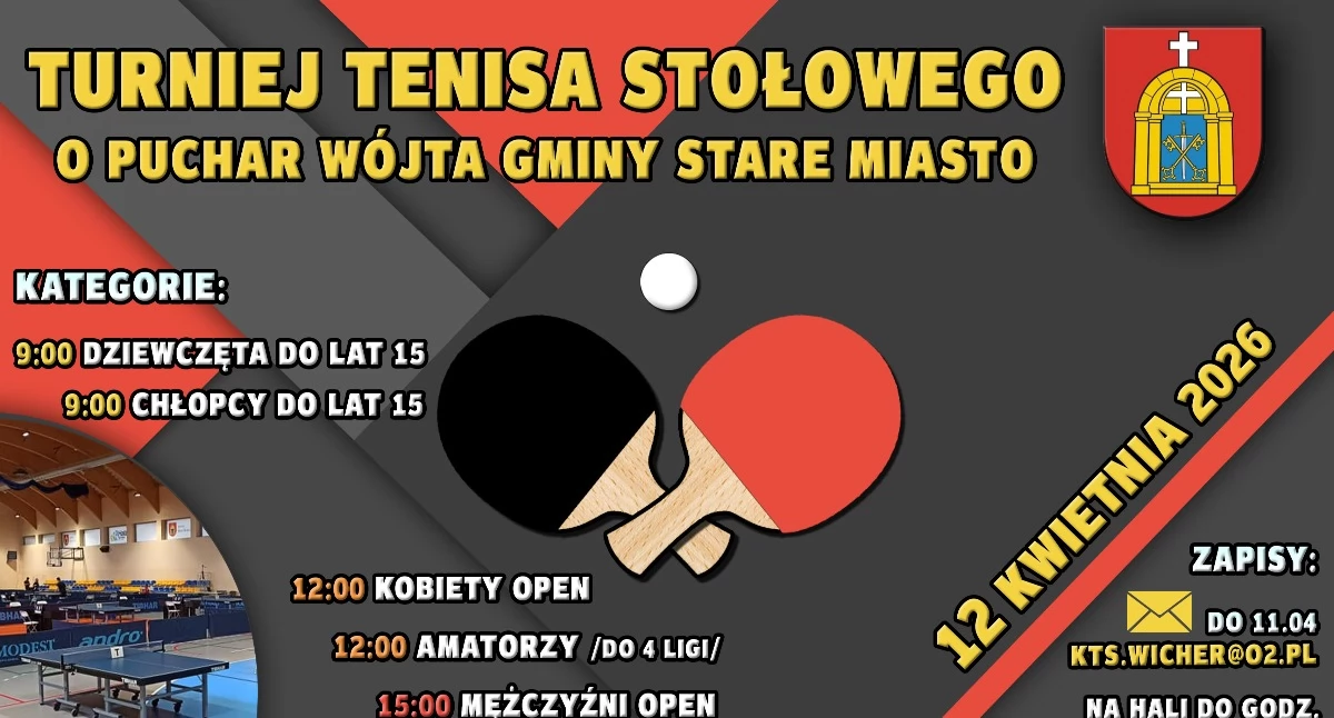 Turniej Tenisa Stołowego o Puchar Wójta