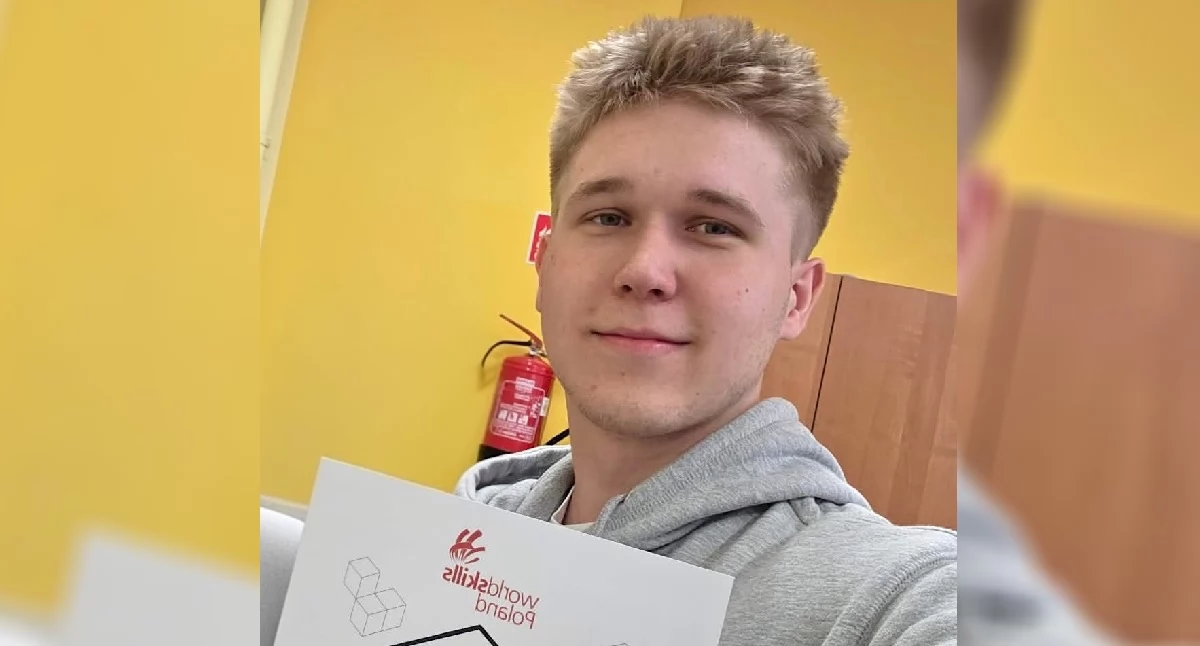 Jakub Jacolik z ZSEU w Żychlinie zwycięzcą regionalnego konkursu SkillsPoland w konkurencji GOTOWANIE!