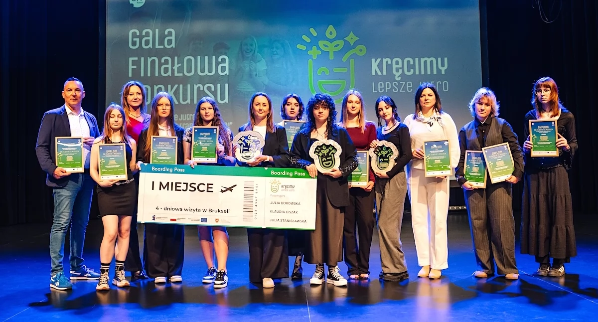 Młodzieżowa Gala Przyszłości w Koninie. Kreatywność i wizje zawodów jutra na wielkim ekranie