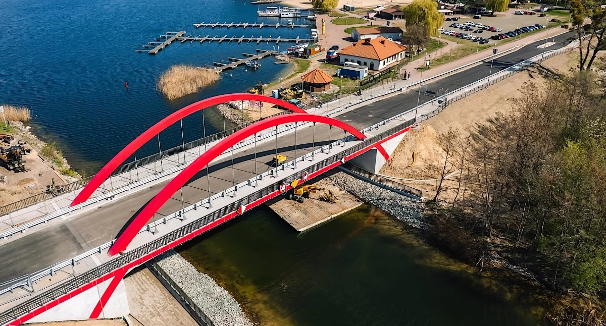 Most w Ślesinie jeszcze zamknięty. Zakończenie inwestycji coraz bliżej