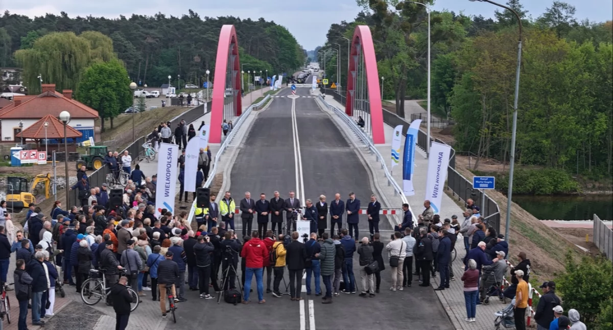 Nowy most w Ślesinie oficjalnie otwarty. Po 20 miesiącach przeprawa znów dostępna dla kierowców