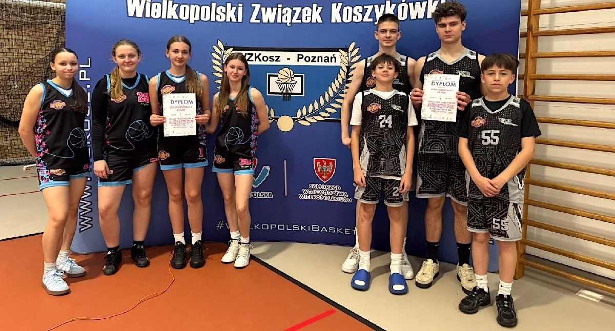 Wielki sukces młodych koszykarzy z Konina. SP nr 4 w czołówce Wielkopolski