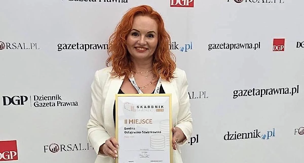 Sukces Konina w ogólnopolskim rankingu. Ewelina Ostajewska-Szwankowska wśród najlepszych skarbników w Polsce