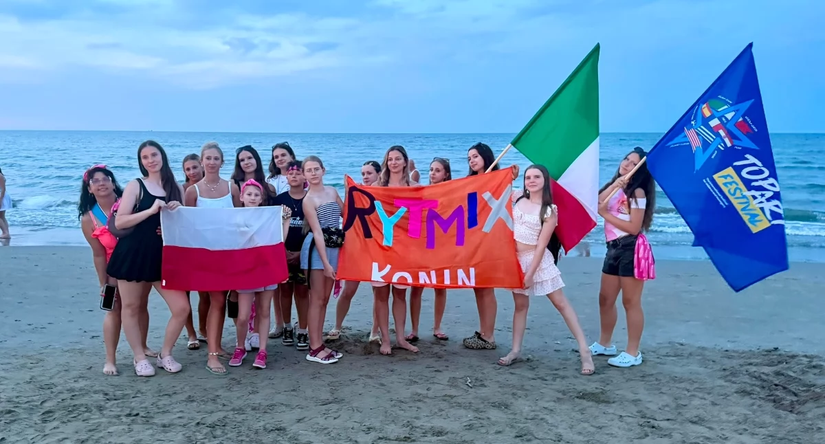 Tancerze z Konina podbili Włochy. Studio Tańca Rytmix wróciło z Rimini z workiem medali