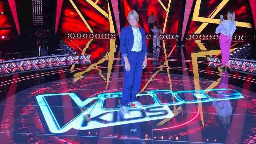 Antoni na scenie The Voice Kids