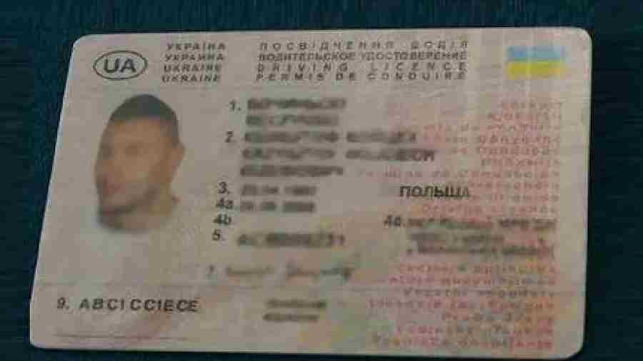 Posługiwał się podrobionym, kupionym ukraińskim prawem jazdy