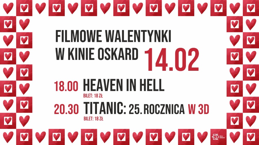 Filmowe Walentynki w Kinie Oskard