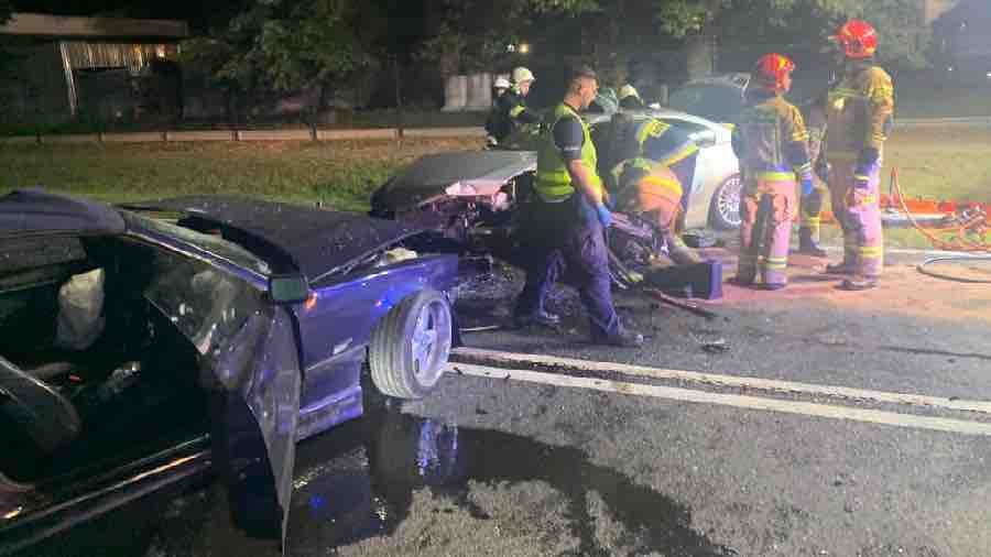Wypadek na DK 92 w miejscowości Staw