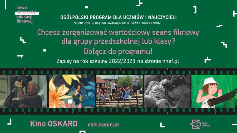 Zapisz klasę do programu Nowe Horyzonty Edukacji Filmowej w Kinie Oskard
