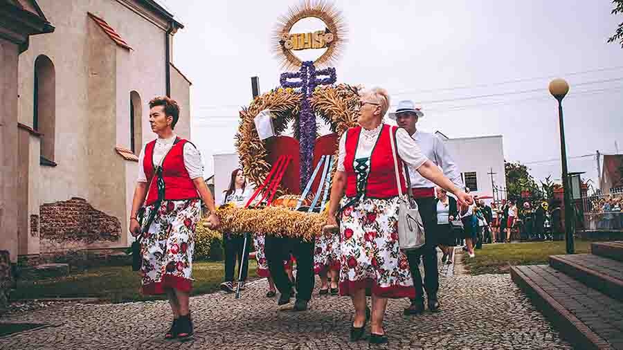 Dożynki Powiatowo-Gminno-Parafialne w Rychwale.