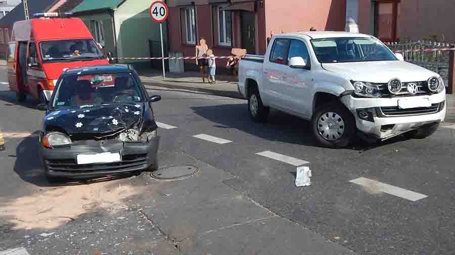 Wypadek z udziałem trzech samochodów osobowych na ul. Warszawskiej