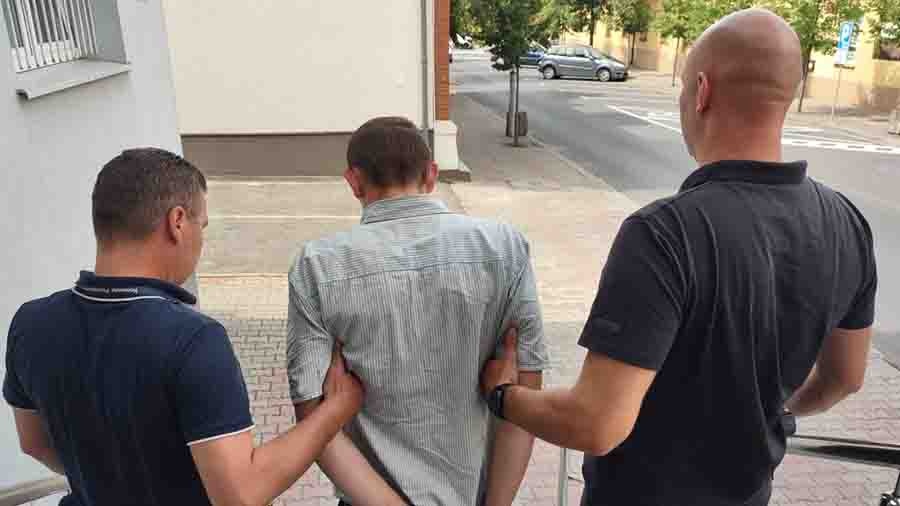 Podpalacz w rękach policji