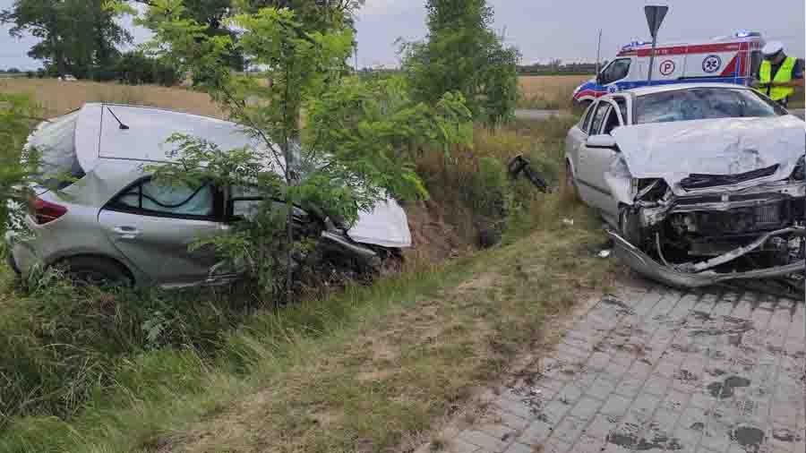 Trzy osoby zostały poszkodowane w wypadku w Kryszkowicach