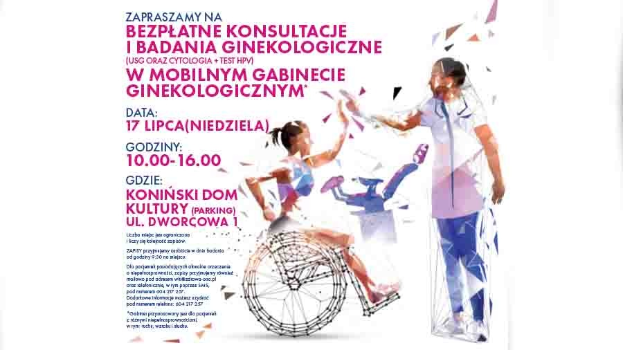 Akcja bezpłatnych badań ginekologicznych w Koninie